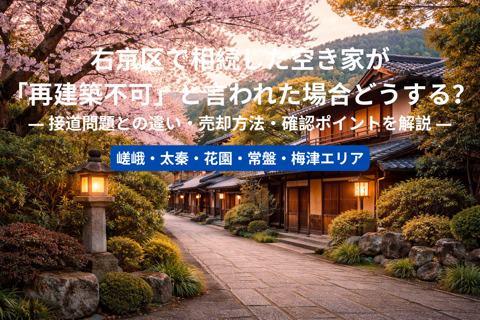 右京区で相続した空き家が「再建築不可」と言われた場合どうする...の画像