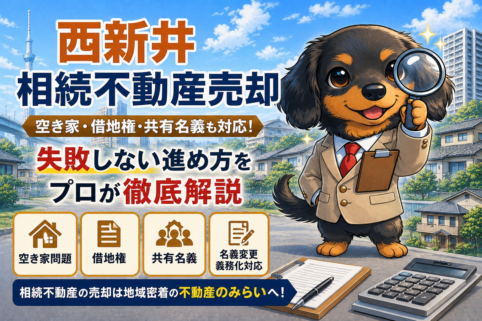 【西新井 相続不動産売却】相続した空き家を放置していませんか...の画像