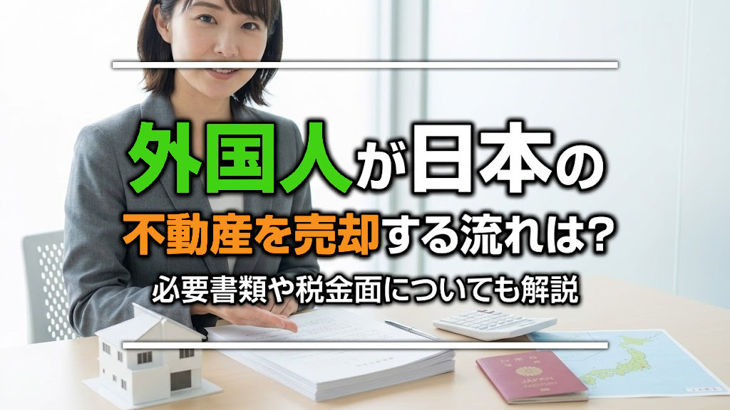 外国人が日本の不動産を売却する流れは？必要書類や税金面につい...の画像