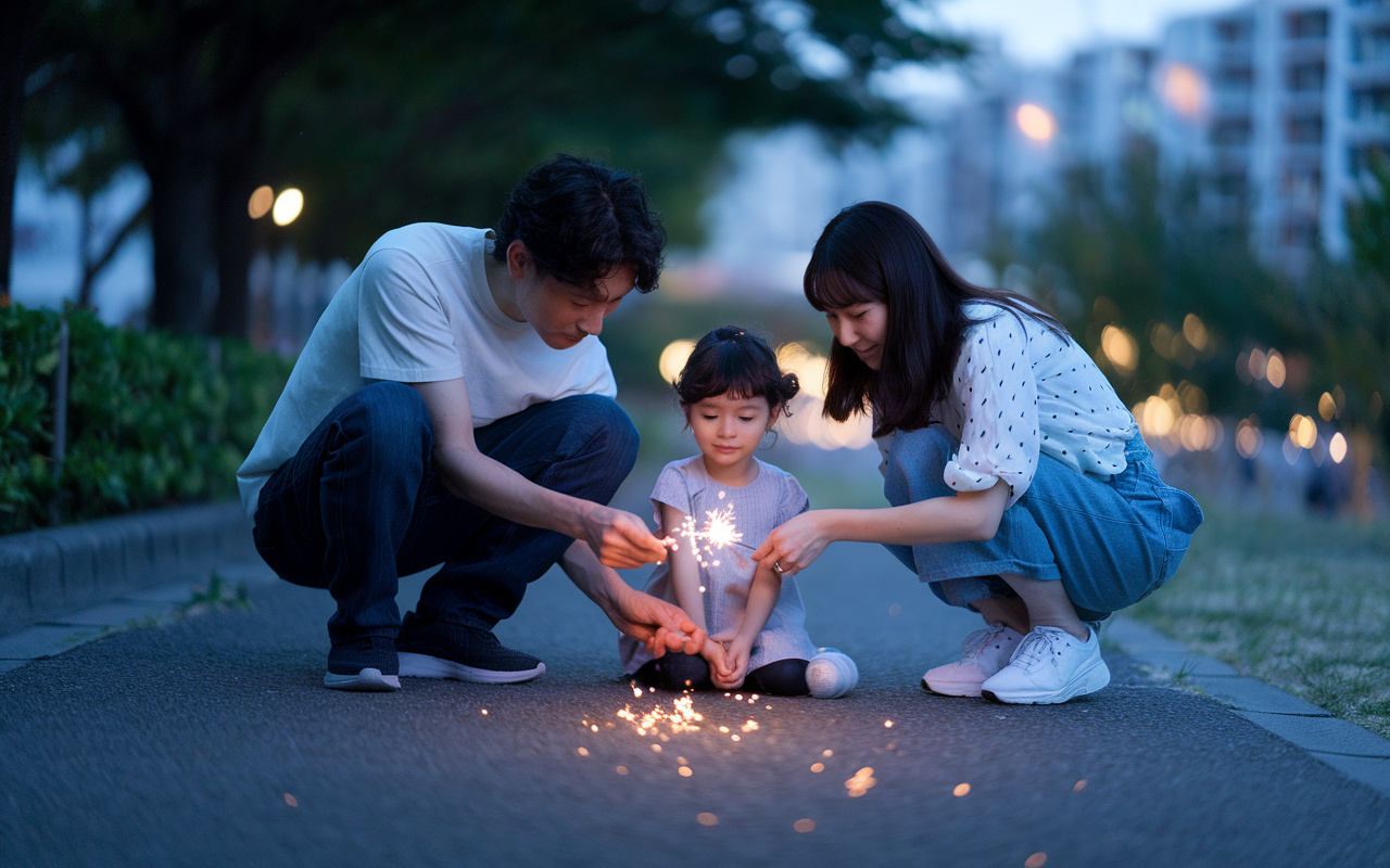 公園での花火皆様はどう思いますか？家族で安心して楽しむための...の画像
