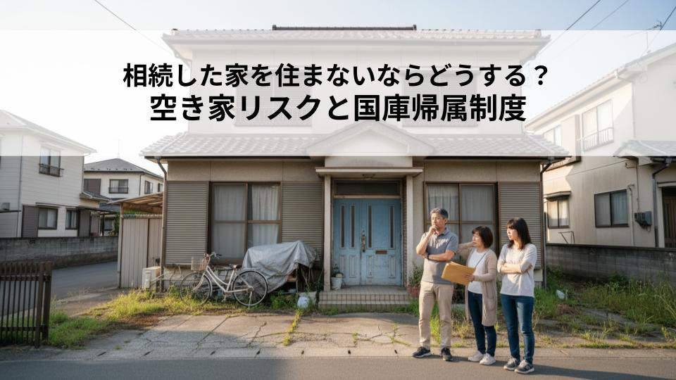 相続した家を住まないならどうする？空き家リスクと国庫帰属制度...の画像