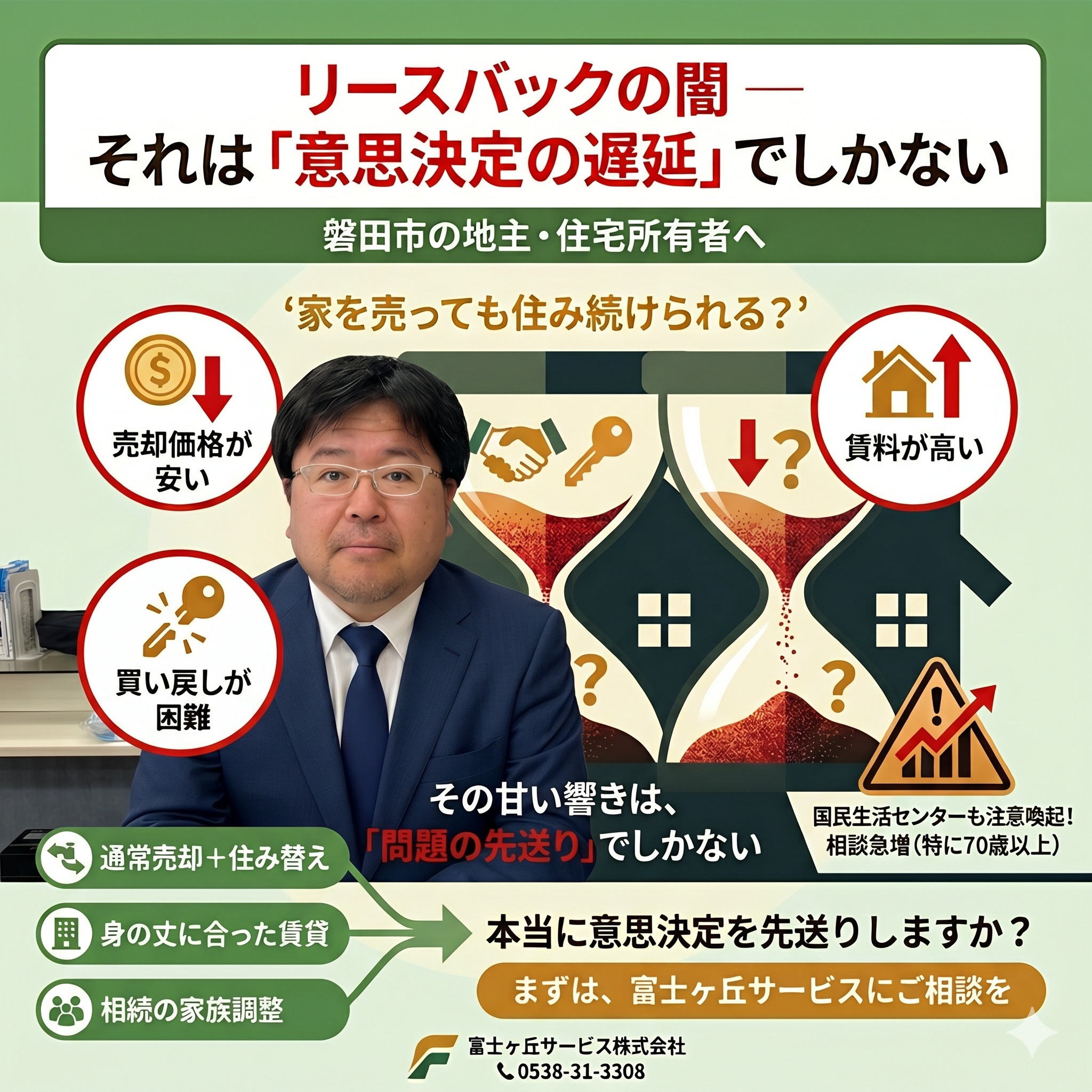 リースバックの闇 ― 「意思決定の遅延」でしかない理由｜富士...の画像