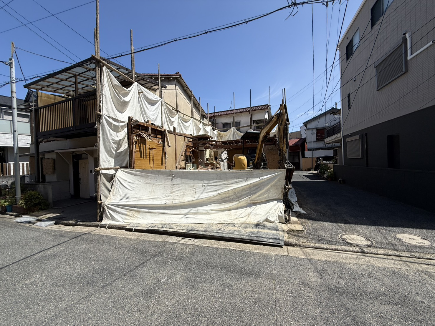 【解体工事】堺市堺区榎元町4丁の解体工事が始まりました(^^...の画像