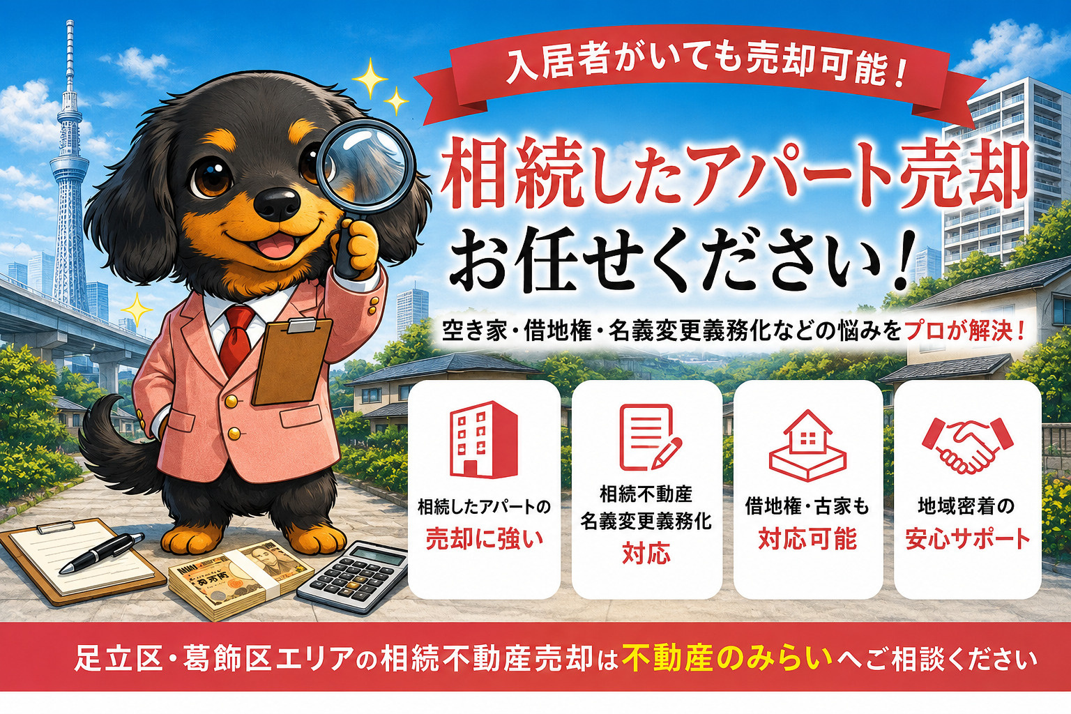 【相続したアパート 売却】入居者がいても売れる？｜不動産売却...の画像