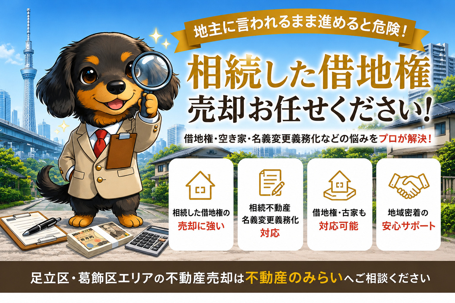 【相続した借地権 売却】地主に言われるまま進めると危険？｜不...の画像
