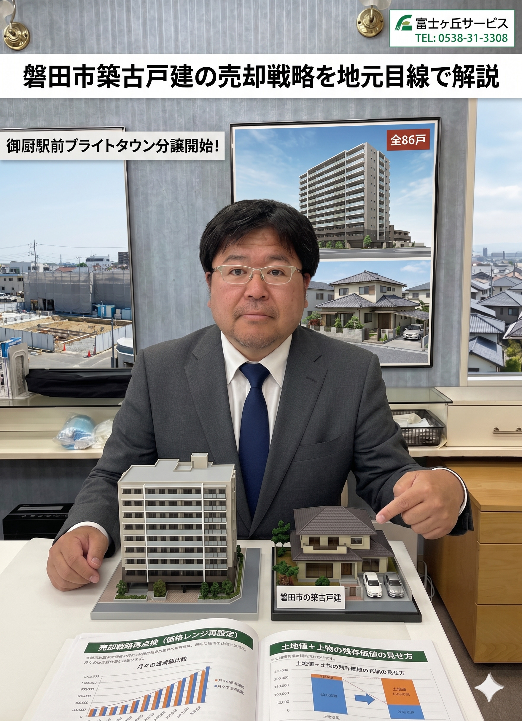 御厨駅前ブライトタウン分譲開始で磐田市の築古戸建はどう売る｜...の画像