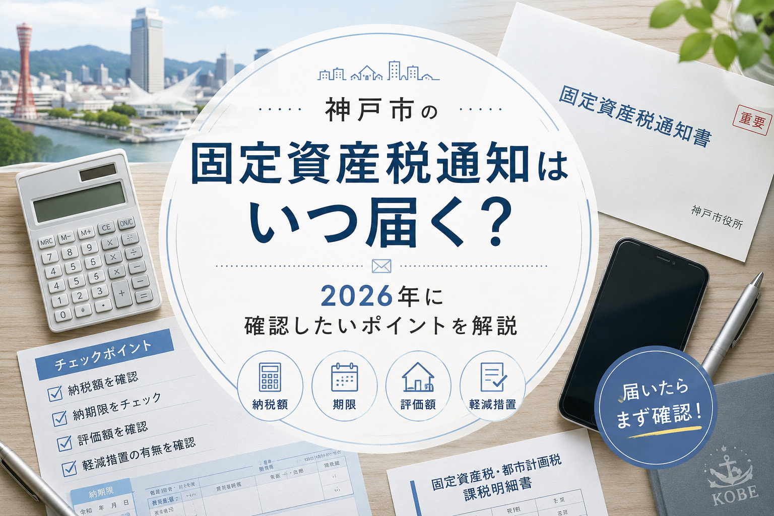 神戸市の固定資産税通知はいつ届く？2026年に確認したいポイ...の画像