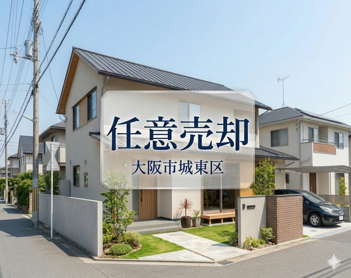 城東区の長屋・連棟戸建てを任意売却する完全ガイド！住宅ローン...の画像