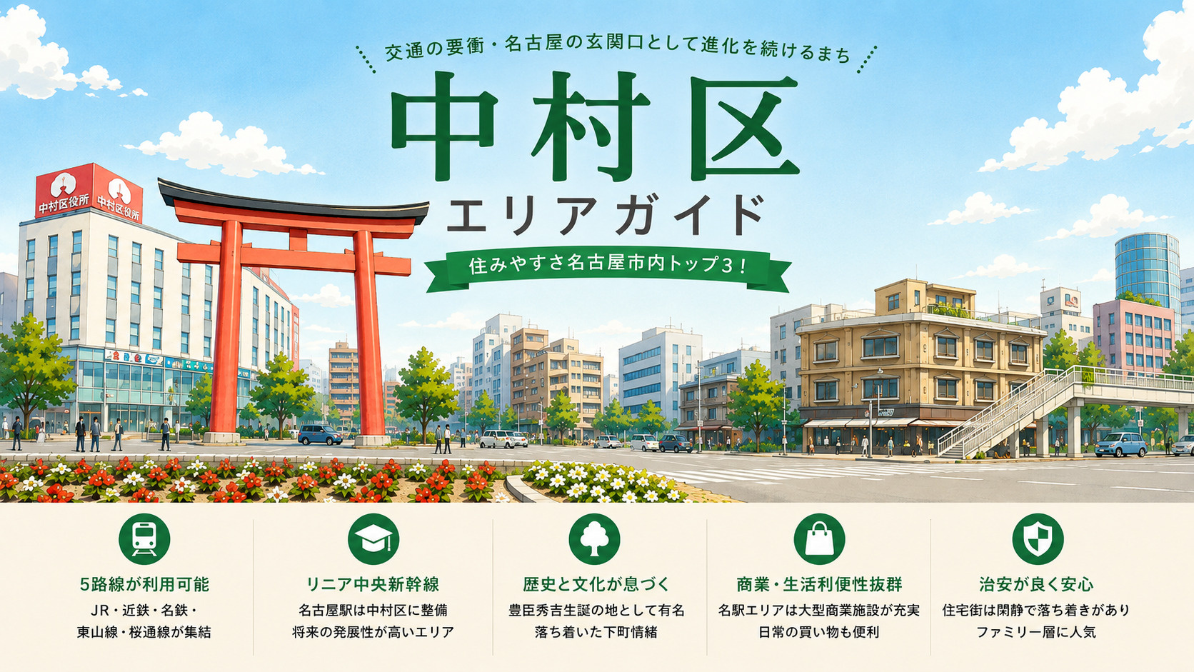名古屋市中村区完全ガイド｜駅別・エリア別に見る住みやすさと街...の画像