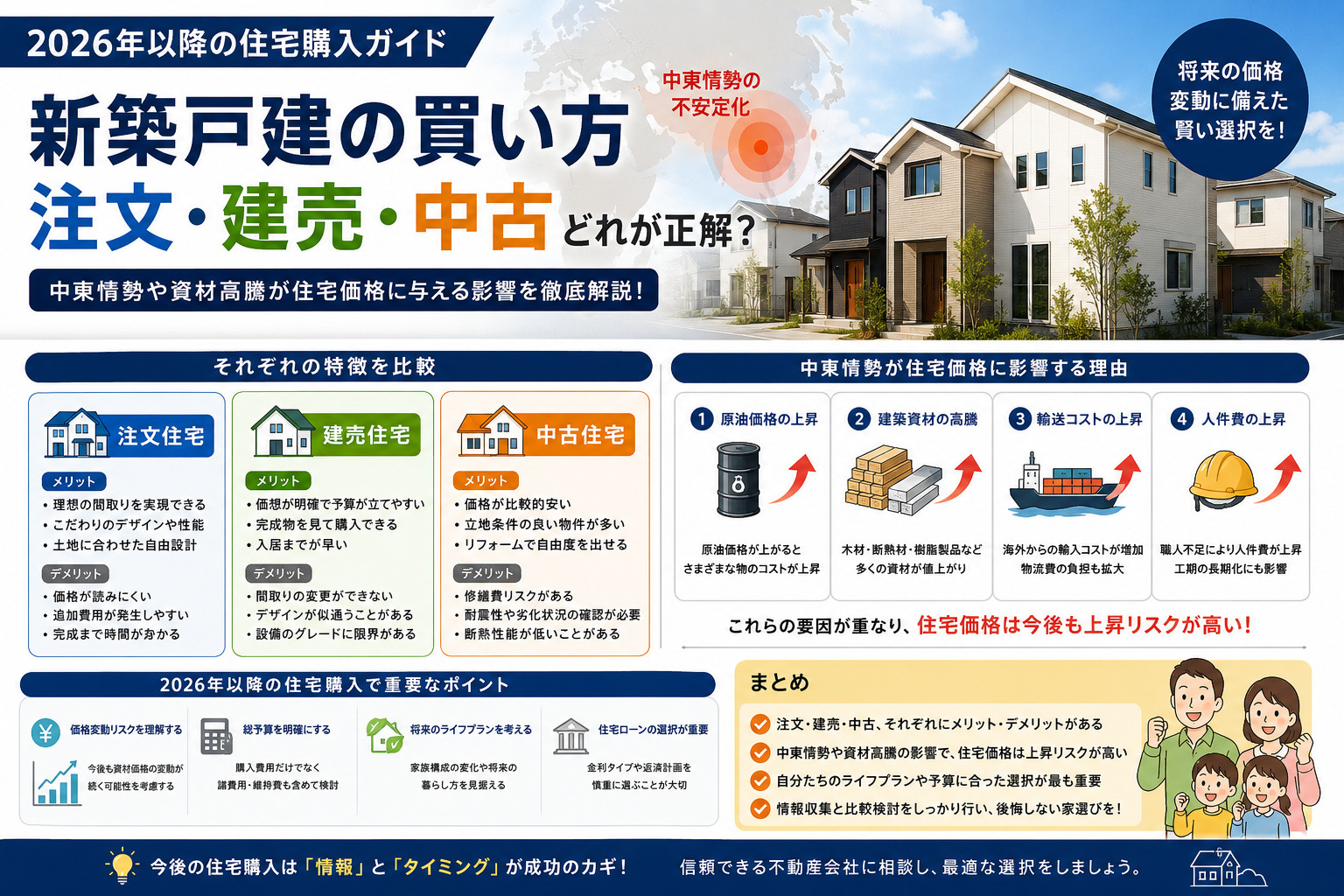 お家の買い方　注文・建売・中古どれが正解？の画像