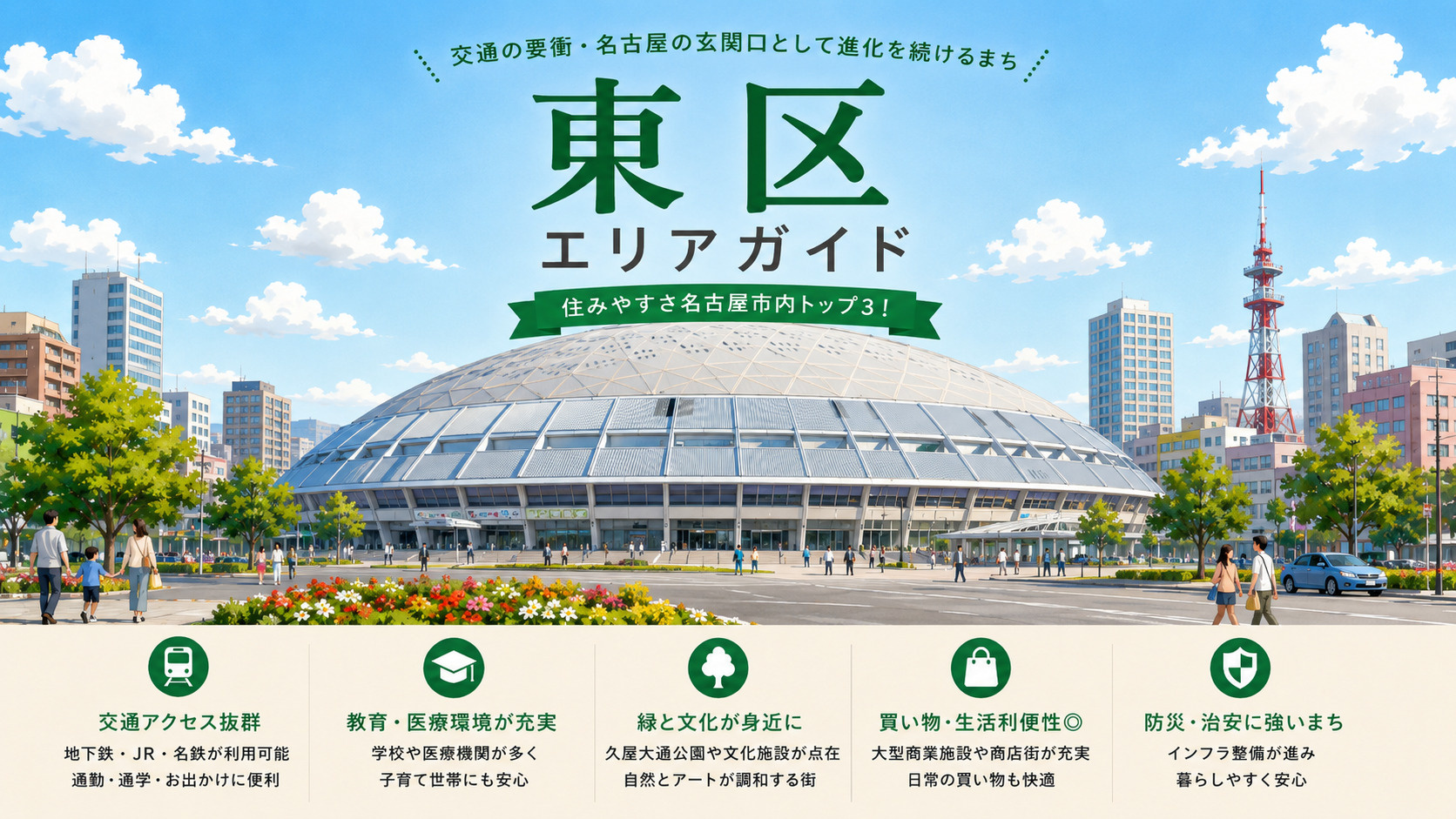 名古屋市東区完全ガイド｜駅別・エリア別に見る住みやすさと街の...の画像
