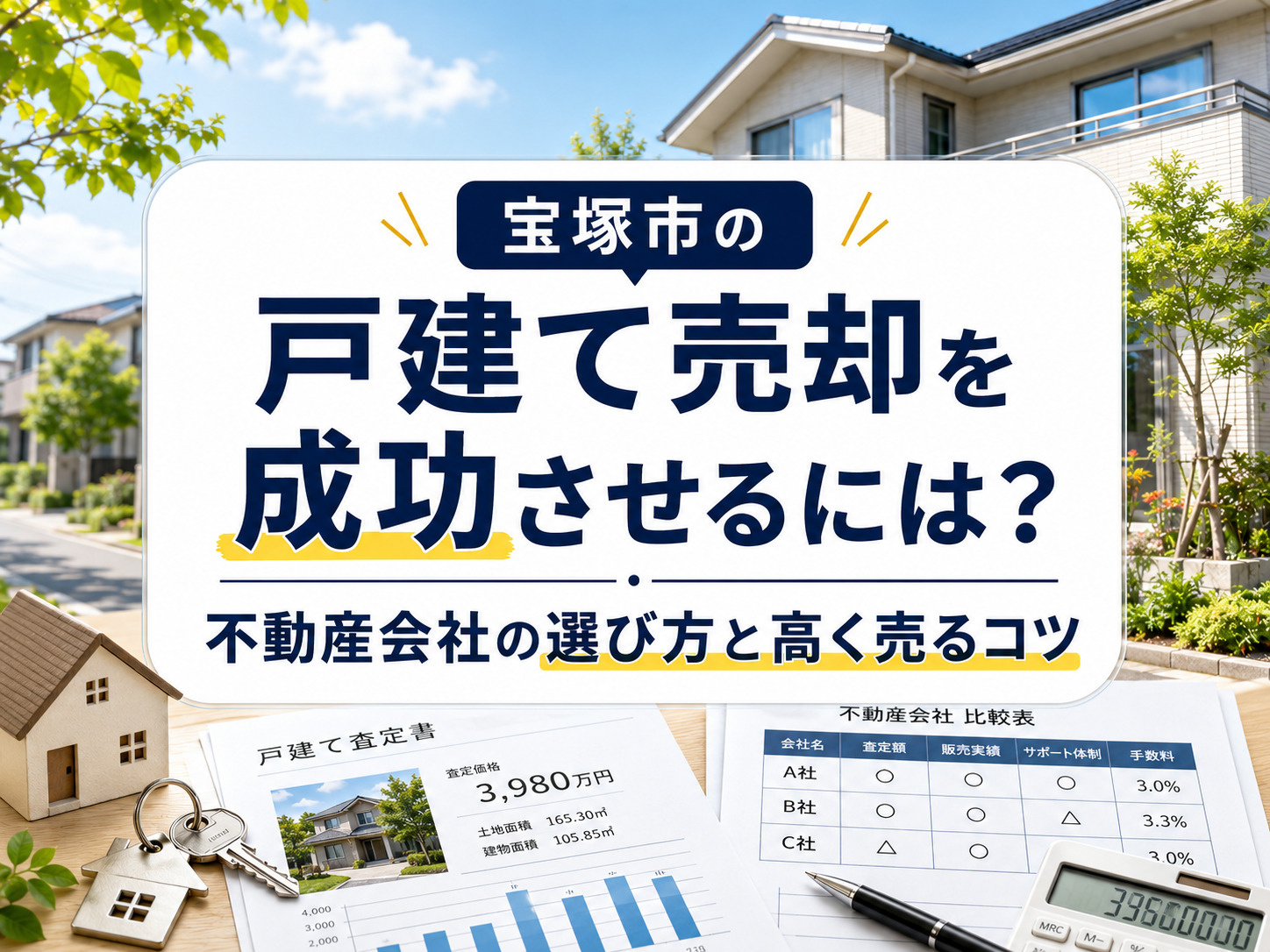 宝塚市の戸建て売却を成功させるには？不動産会社の選び方と高く...の画像