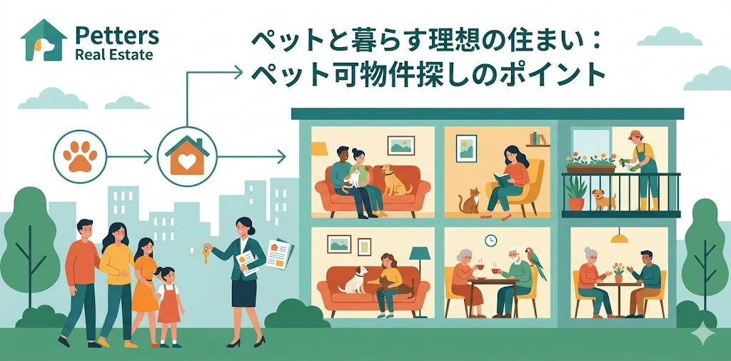 「ペット可」と「ペット共生型」どう違う？2026年急拡大する...の画像
