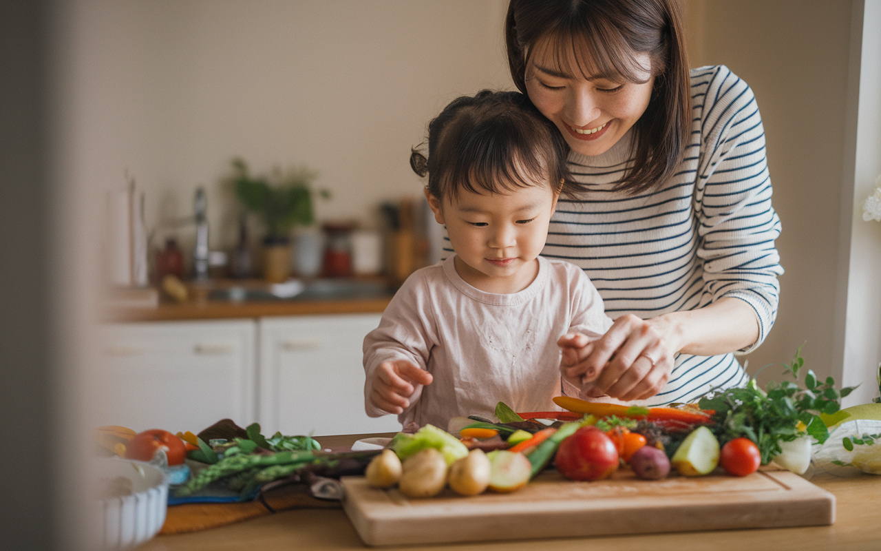 初夏の食材をとりいれた栄養満点のレシピ！家族で自炊を楽しむコ...の画像