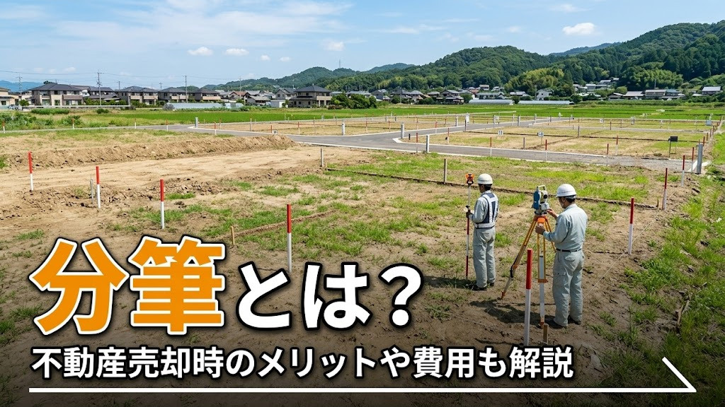 分筆とは？不動産売却時のメリットや費用も解説の画像