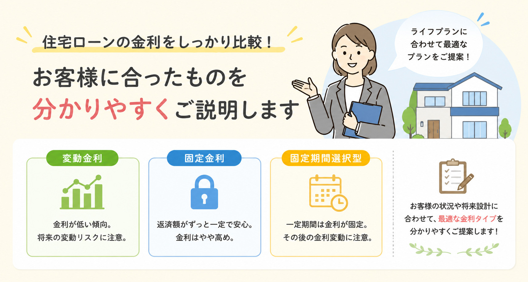 住宅ローンの金利選びで迷っていませんか？の画像