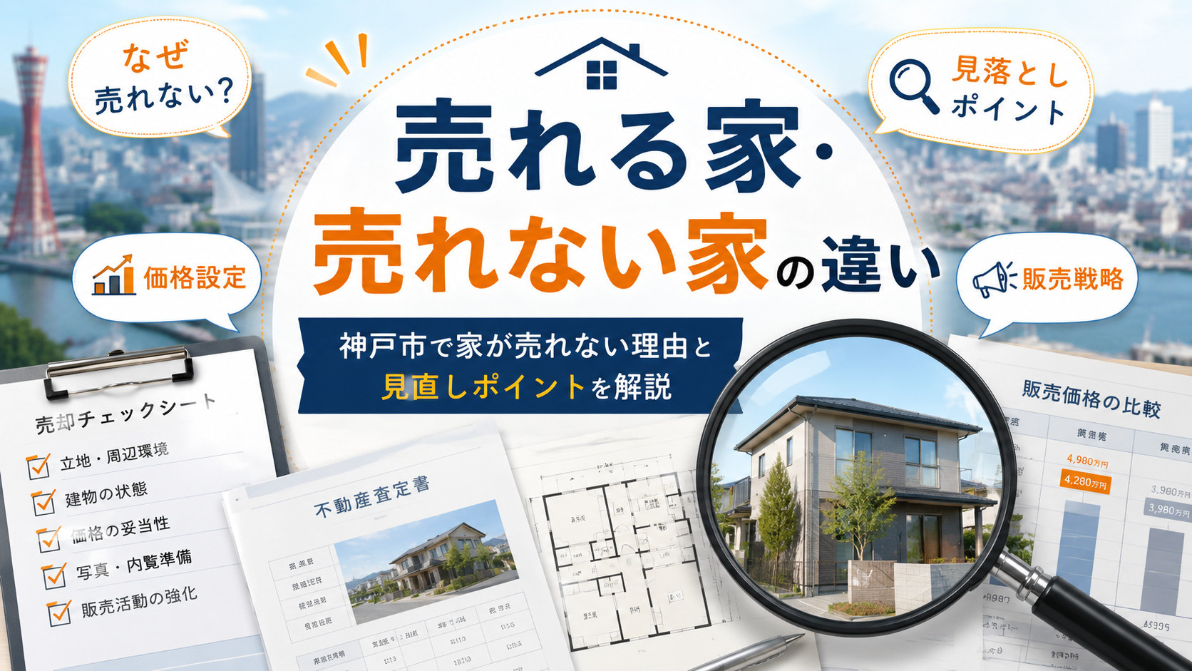 神戸市で家が売れない理由とは？売れる条件と見直しポイントを解...の画像