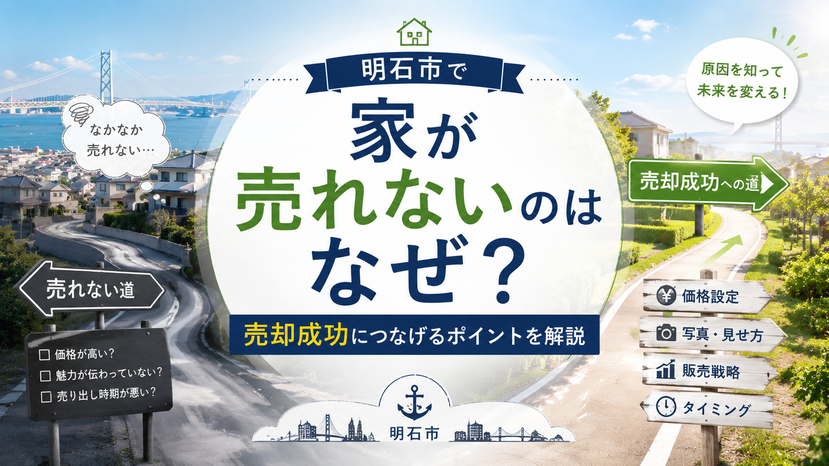 明石市で家が売れないのはなぜ？原因を知り売却成功につなげる方...の画像
