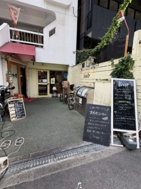 南船場！１階路面店舗！カフェ居抜き！約２０坪！業種相談！の画像