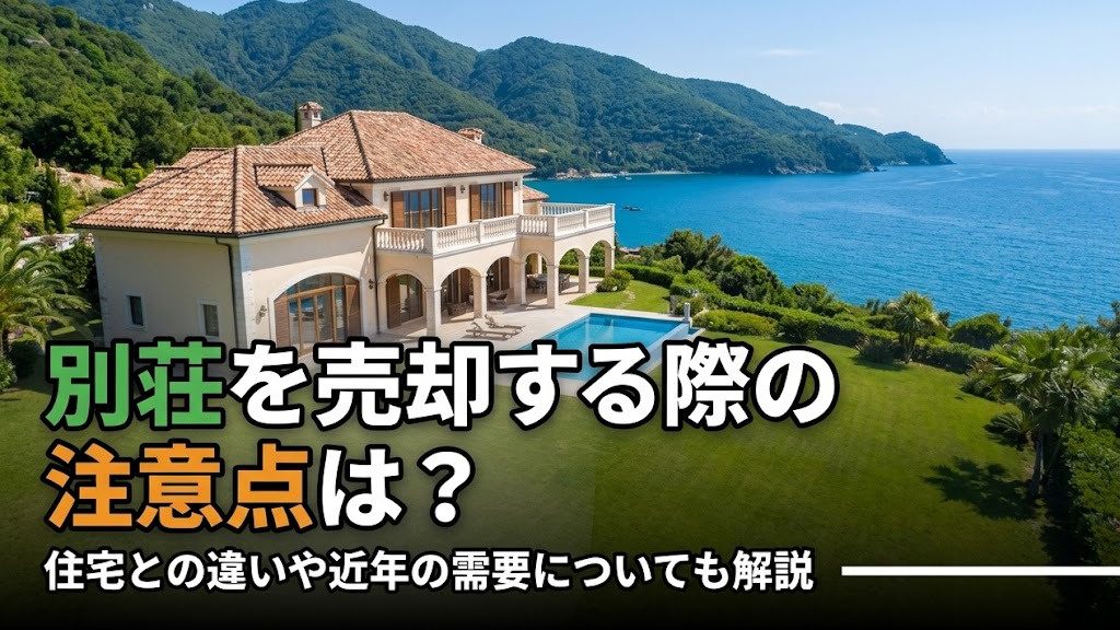 別荘を売却する際の注意点は？住宅との違いや近年の需要について...の画像