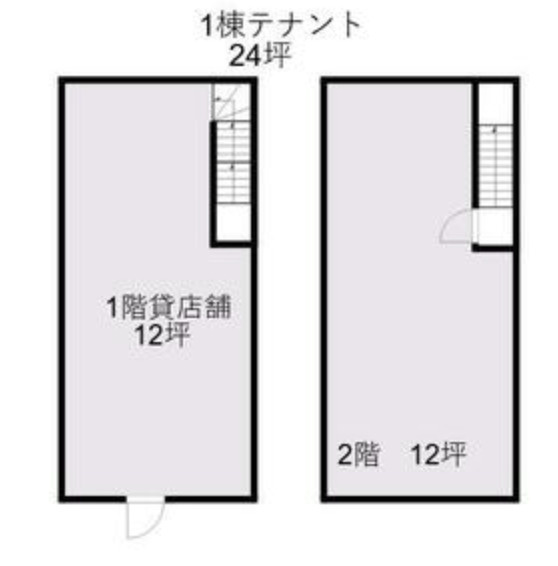 天神橋７丁目！商店街沿い！路面１棟貸！約２４坪！重飲食可能！...の画像
