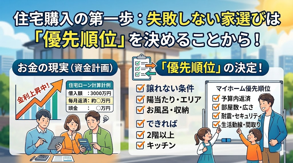【住宅購入の第一歩】金利上昇時代の家選び！失敗しないために「...の画像