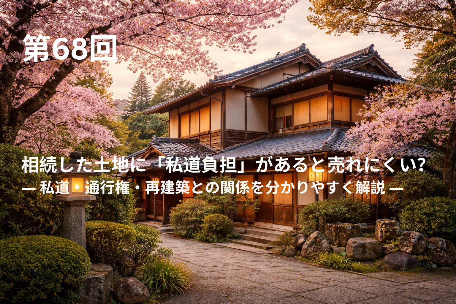 相続した土地に「私道負担」があると売れにくい？ ― 私道・通...の画像
