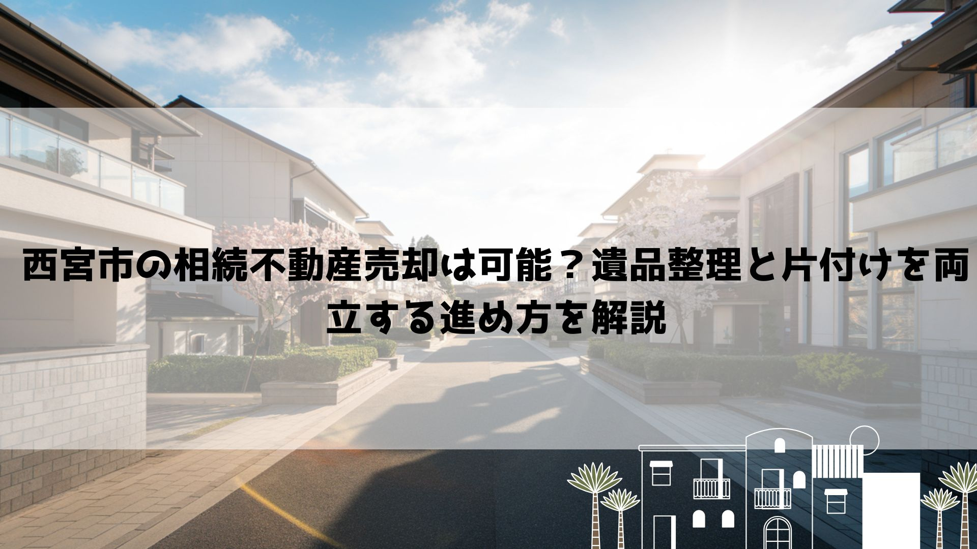 【2026年最新】西宮市の相続不動産売却は可能？遺品整理と片...の画像