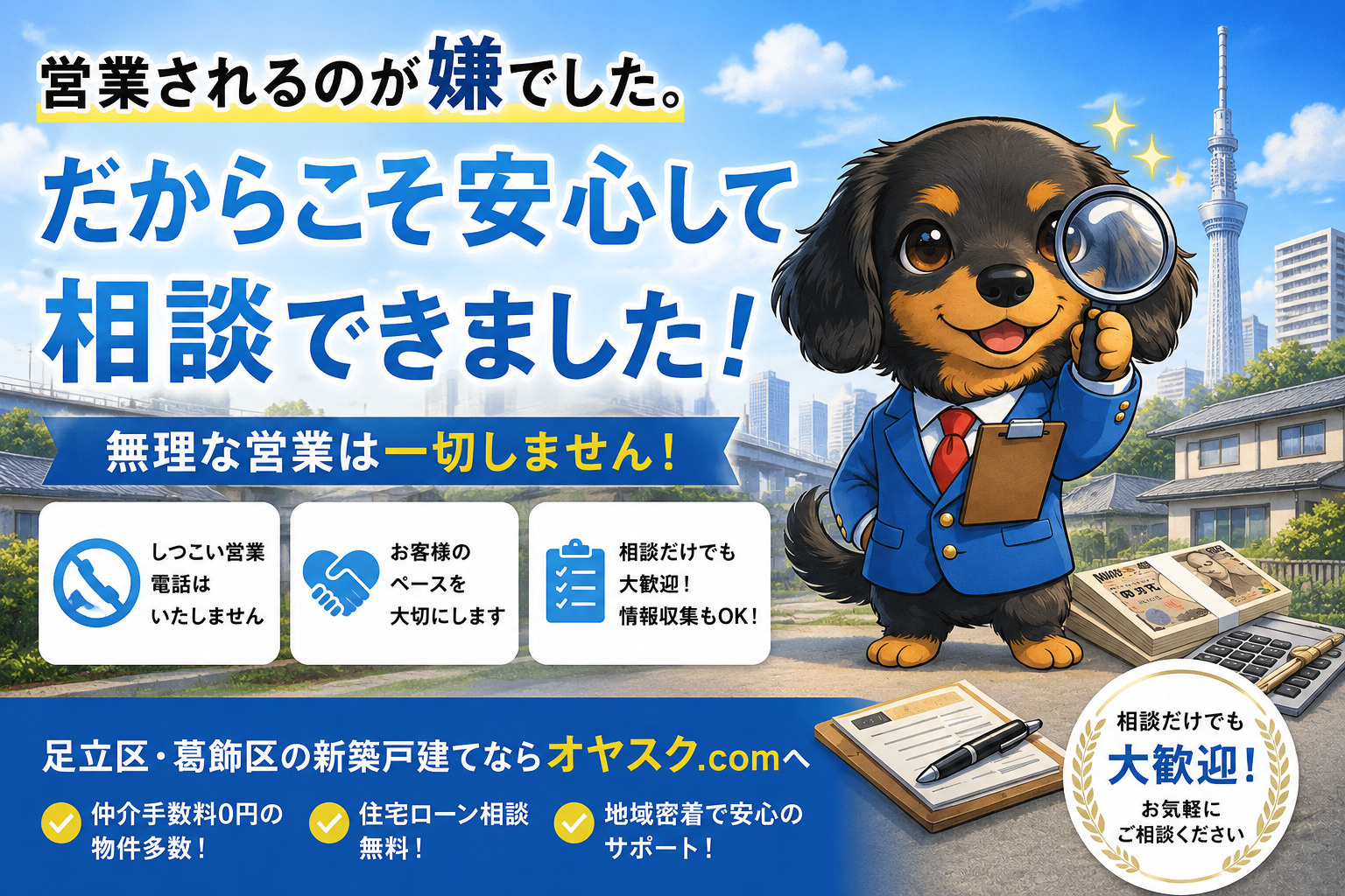 営業されるのが嫌でした。 だからこそオヤスク.comに相談し...の画像