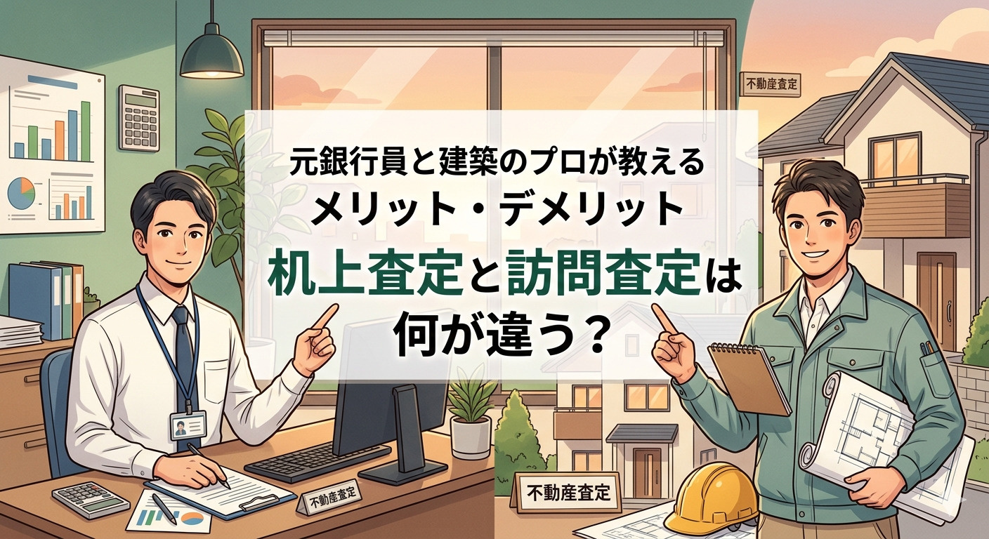 机上査定と訪問査定は何が違う？元銀行員と建築のプロが教えるメ...の画像