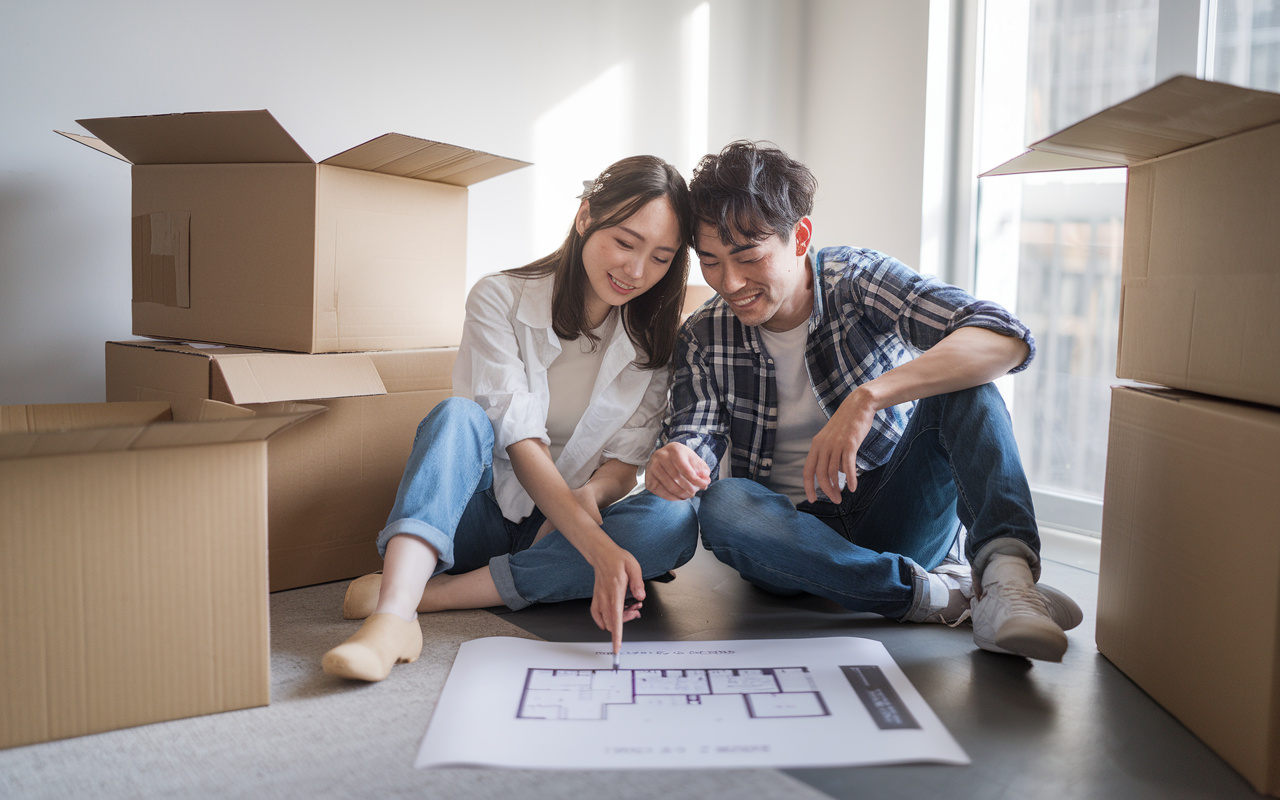 新婚の賃貸探し間取りの選び方！ふたり暮らしを快適にするコツの画像