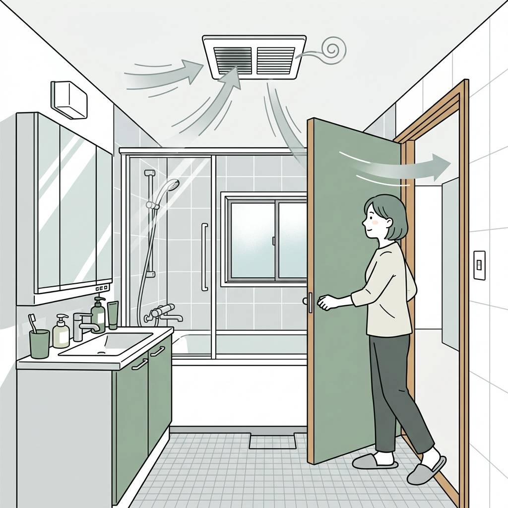 見えない場所から始まっている。梅雨の賃貸カビ対策、浴室とクロ...の画像