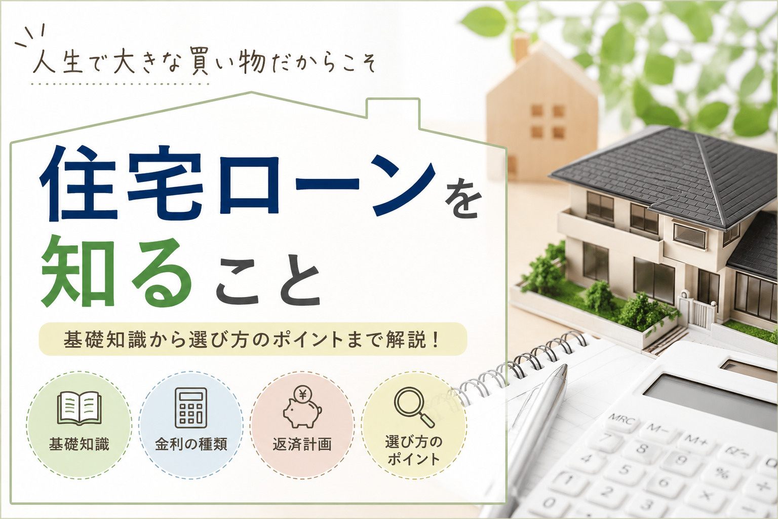 住宅ローンについて「知ること」の意味の画像