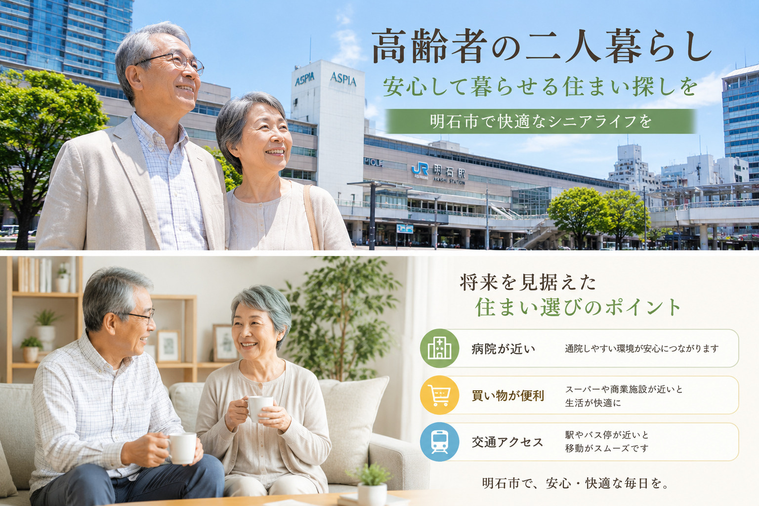 高齢者の二人暮らし（シニア同居・熟年夫婦）の部屋探し｜失敗し...の画像