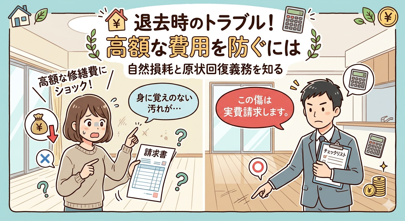 退去後に高額請求が来た！原状回復トラブルの実態と「払わなくて...の画像