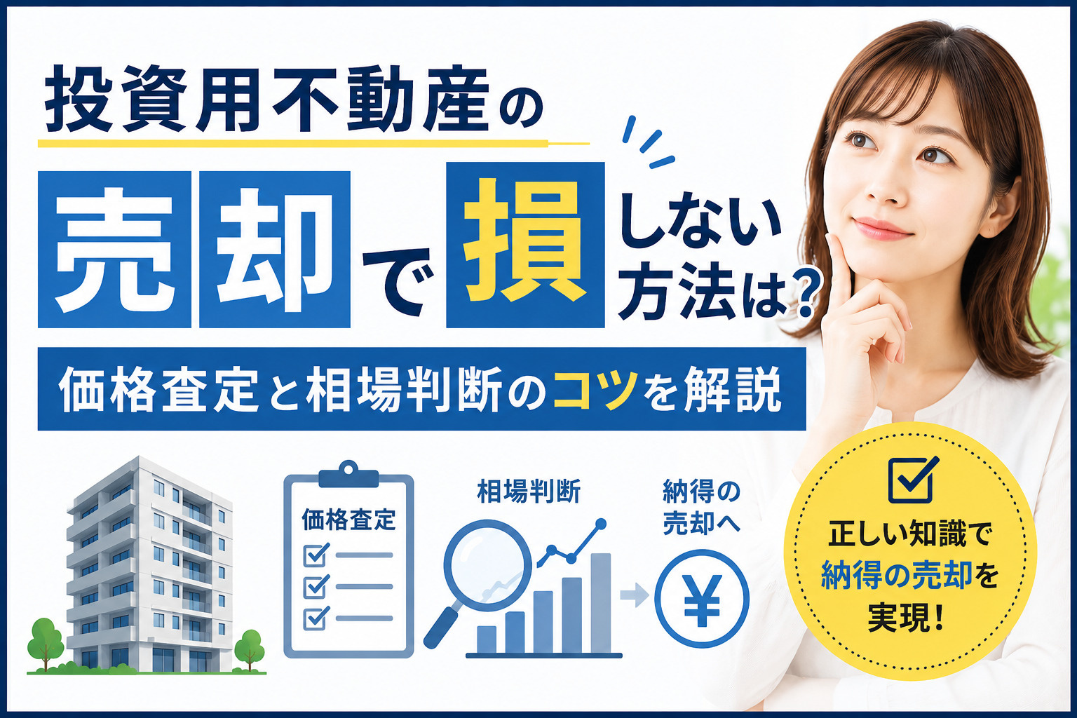 投資用不動産の売却で損しない方法は？価格査定と相場判断のコツ...の画像