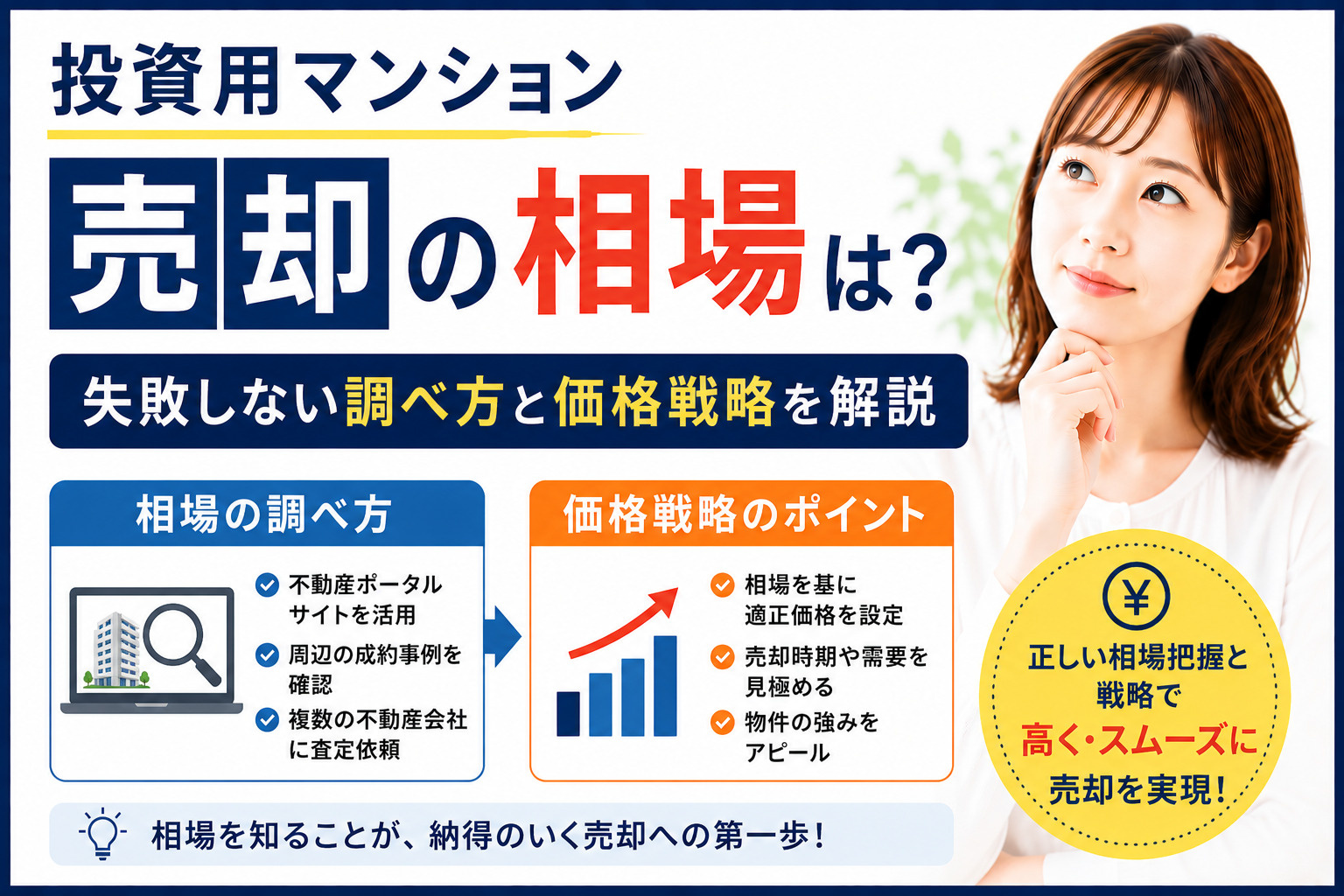 投資用マンション売却の相場は？失敗しない調べ方と価格戦略を解...の画像