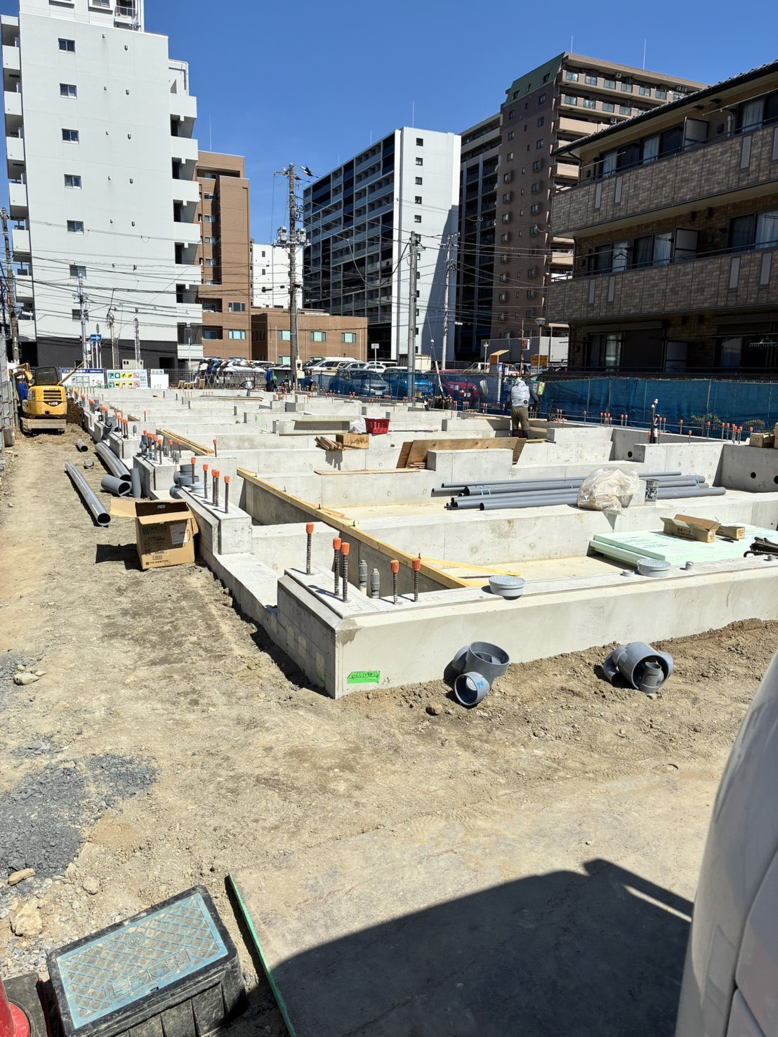 【建築進捗】西船橋駅徒歩5分！新築賃貸マンション・1階テナン...の画像