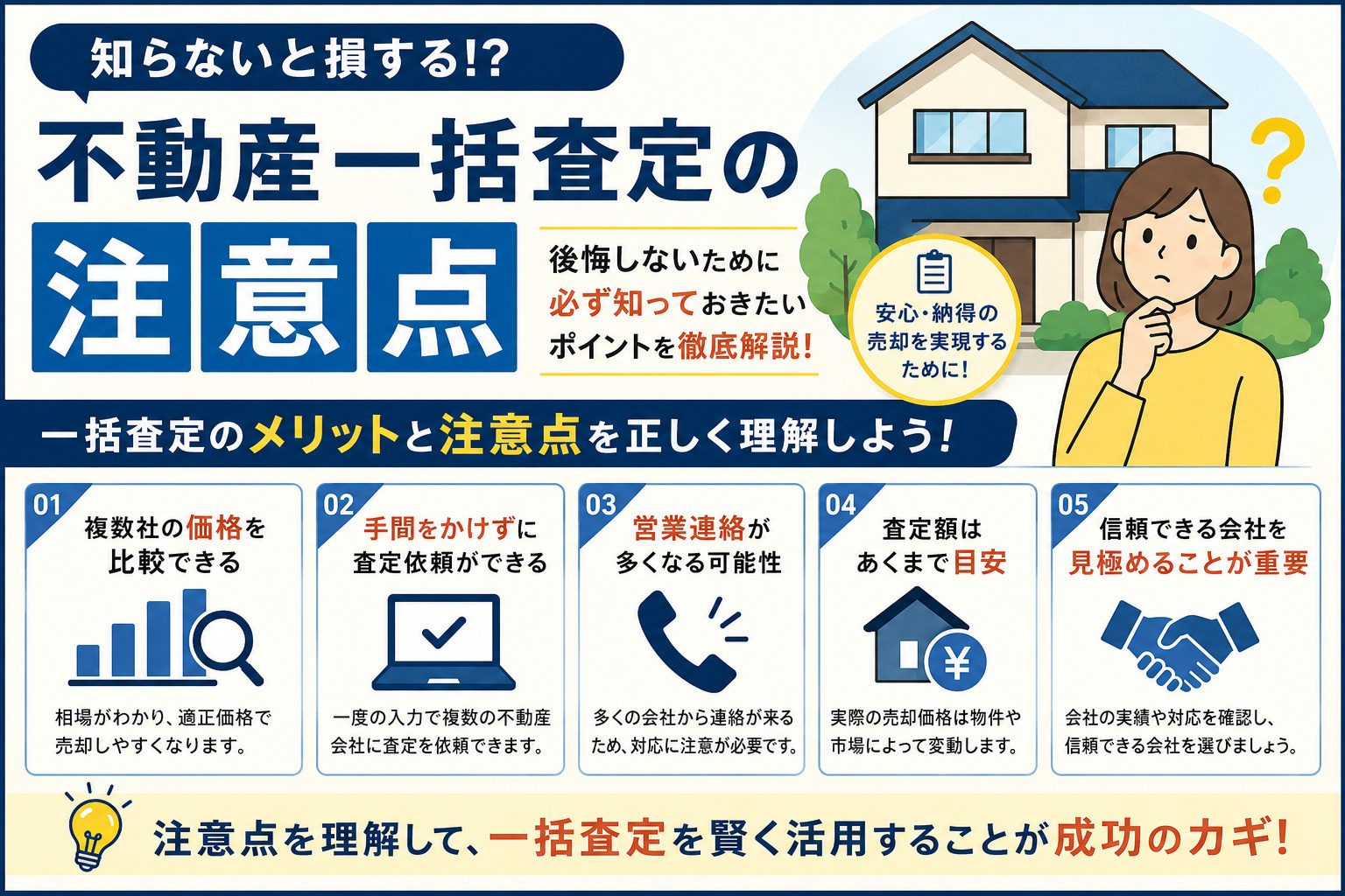 不動産一括査定の注意点 査定額だけで選ぶと失敗する理由を徹底...の画像