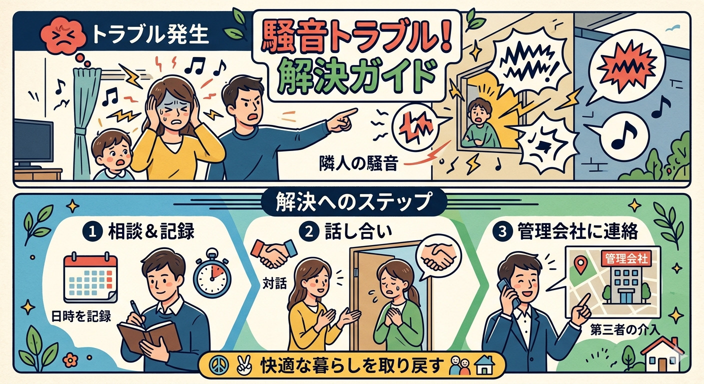 隣人・騒音トラブルが解決しないとき、最終的にどうすればいい？...の画像