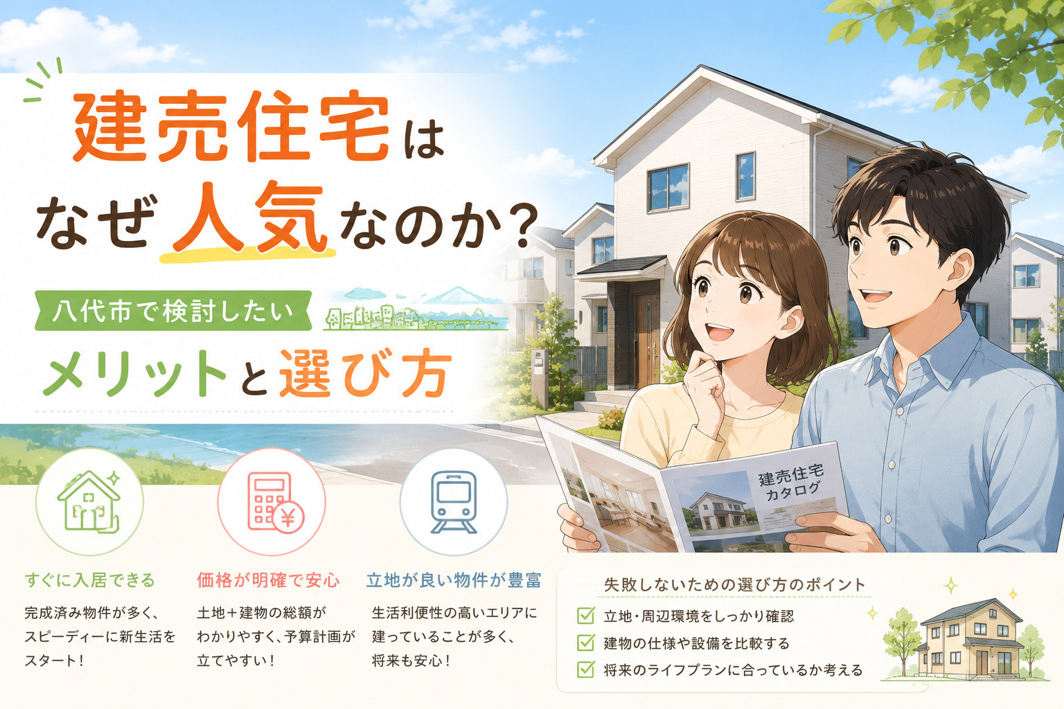 建売住宅はなぜ人気なのか？八代市で検討したいメリットと選び方...の画像