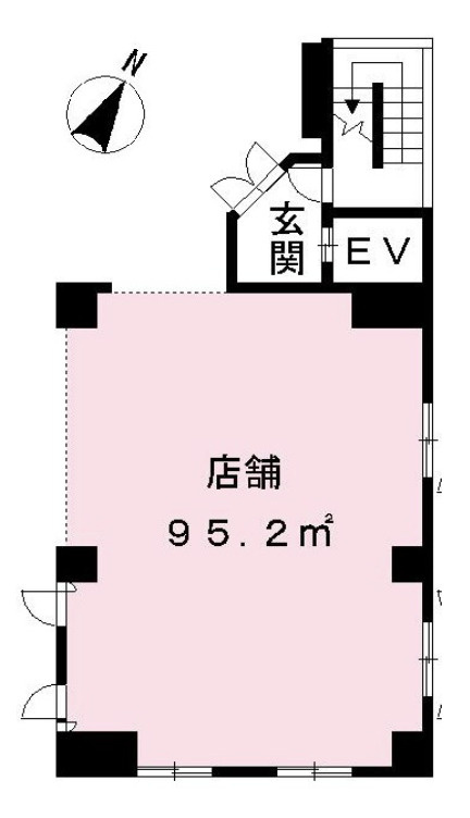 京橋エリア！角地新築１階路面店舗！約28.8坪！業種業態相談...の画像