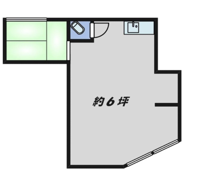 都島エリア！教習所前角地1階路面店舗！約6.6坪！の画像