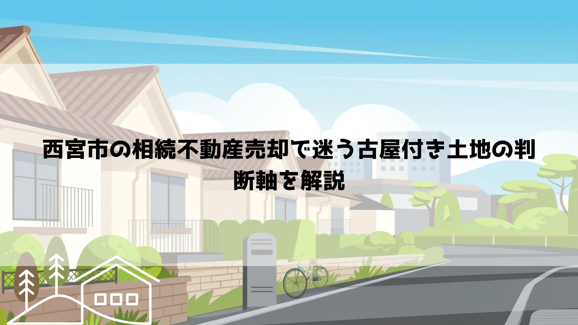 【2026年最新】西宮市の相続不動産売却で迷う古屋付き土地の...の画像