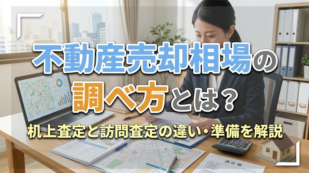 不動産売却相場の調べ方とは？机上査定と訪問査定の違い・準備を...の画像