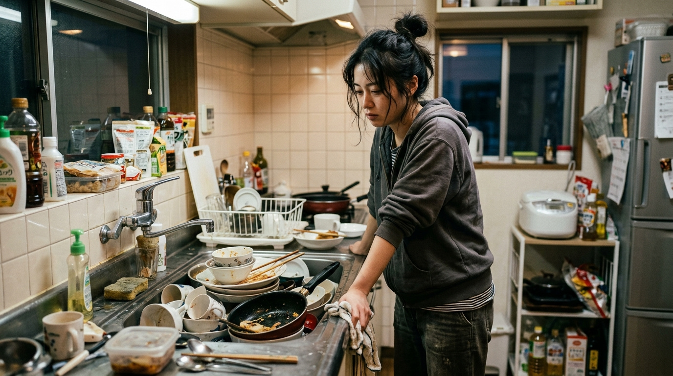 洗い物大嫌いさん集合！賃貸でもできる逆転アイデア集の画像