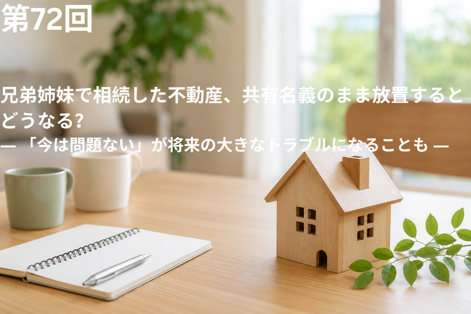 兄弟姉妹で相続した不動産、共有名義のまま放置するとどうなる？...の画像