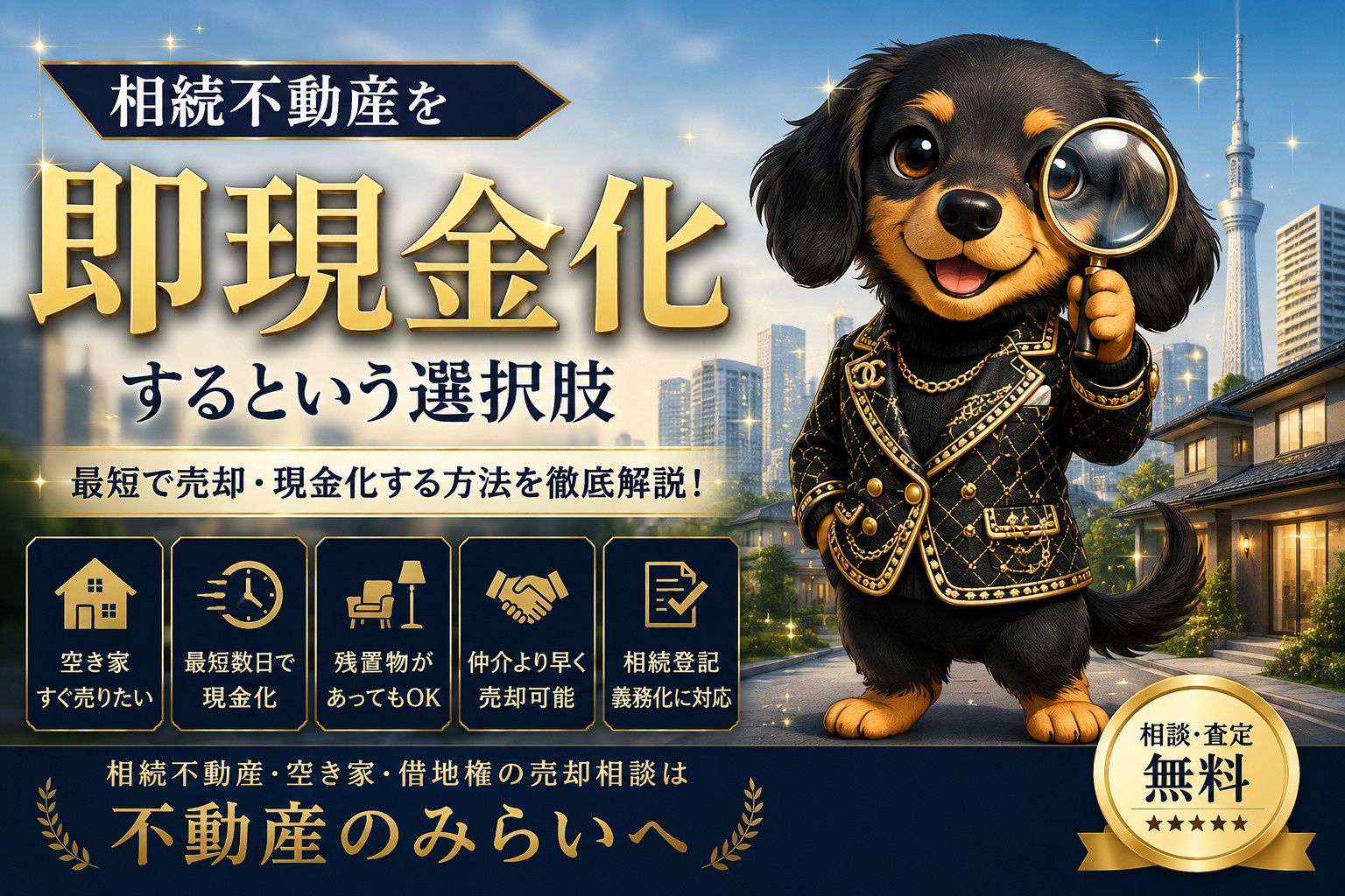 相続不動産を即現金化する方法とは？最短で売却するためのポイン...の画像