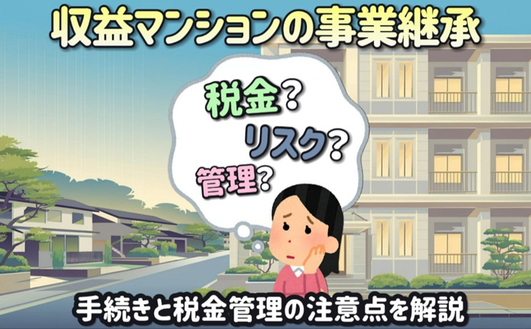 収益マンションの事業継承は大丈夫？手続きと税金管理の注意点を...の画像