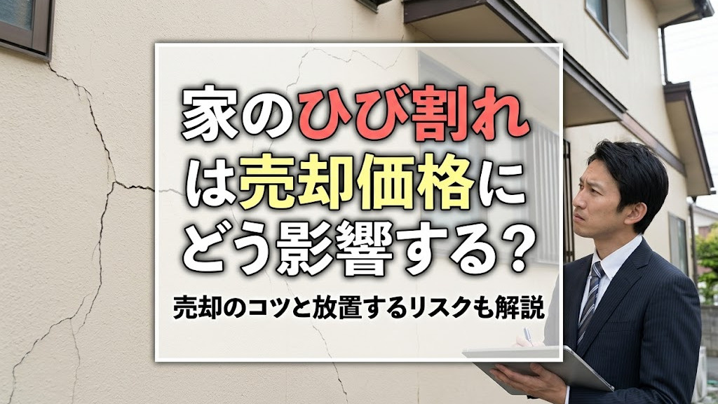 家のひび割れは売却価格にどう影響する？売却のコツと放置するリ...の画像